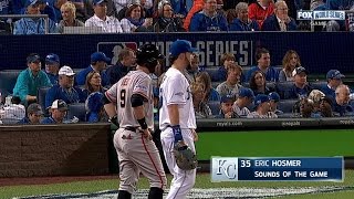 WS2014 Gm1: Hosmer is mic'd up during Game 1