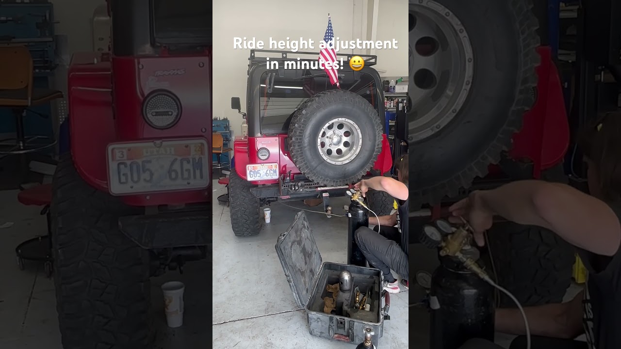 Ride height adjustment in minutes! Only on ORI Struts.