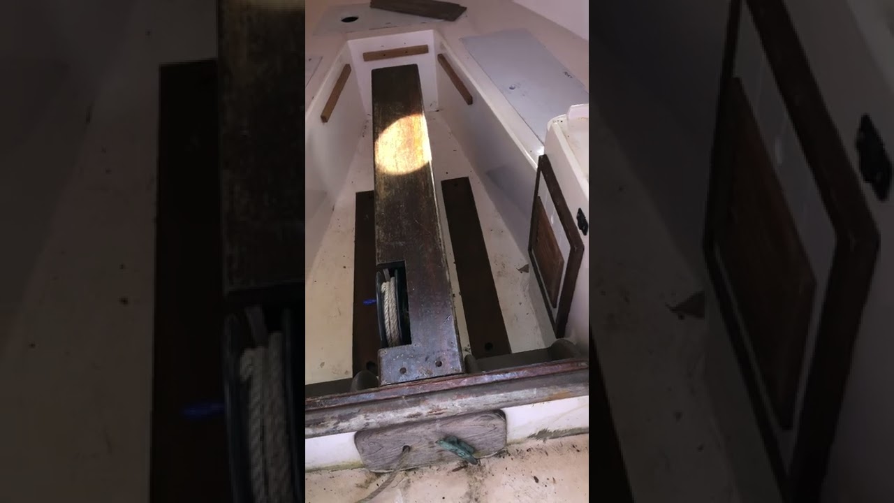 Herreshoff America 18 Project before