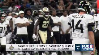 Saints cut roster to 53 players ahead of NFL deadline Update
