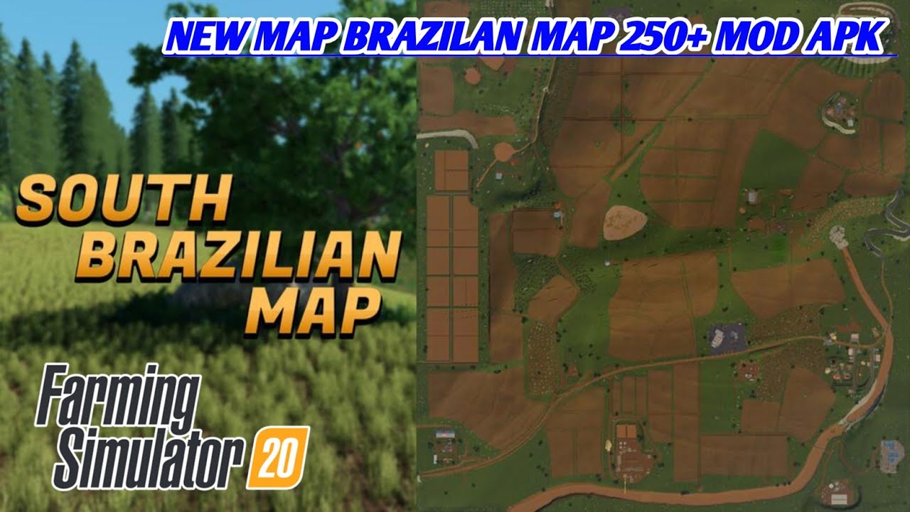 New Map with 250+ Mods Apk Download Farming simulator 20