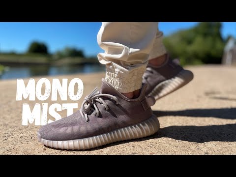 ARE THESE BETTER?? Yeezy 350 V2 Mono Mist Review & On Foot