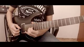 Video thumbnail of "Ratt - Round and round Guitar solo cover"