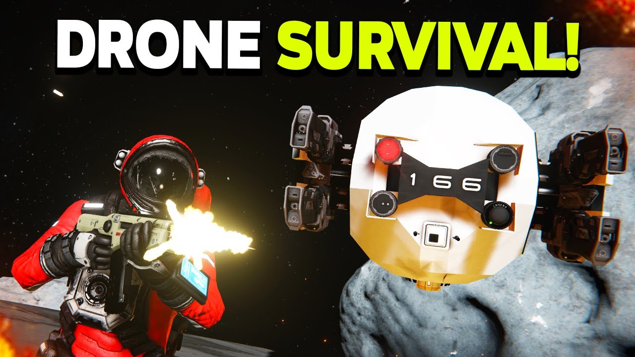 Space Engineers - DRONE PvE Survival with Friends! - YouTube