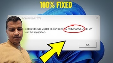 How to Fix "The Application Was Unable to Start Correctly (0xc0000906)" Error in Windows 10/11