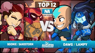 Dawg \& Lampy vs Boomie \& Sandstorm - Elimination Top 12 - Autumn Championship 2023 - NA 2v2