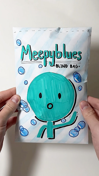 MEEPYBLUES BLIND BAG paper diy 🥶#papercraft #diycrafts #mystery #surprise