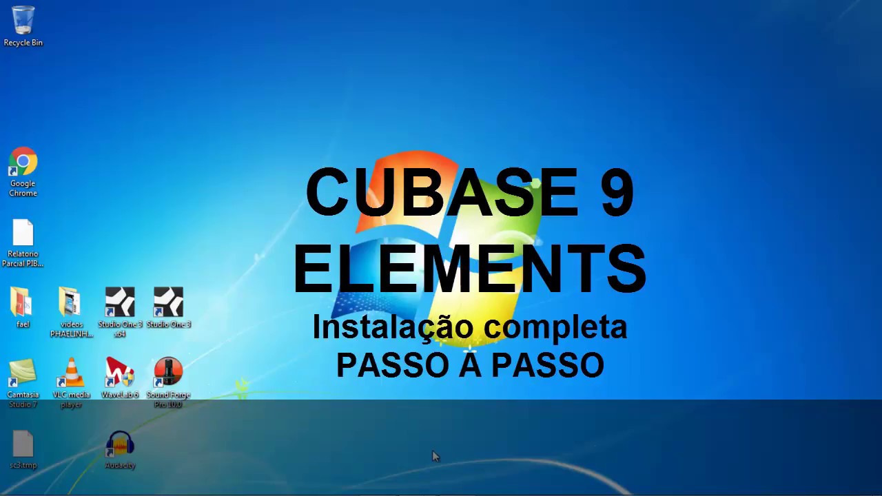 INSTALAÇÃO DO CUBASE 9 ELEMENTS - YouTube
