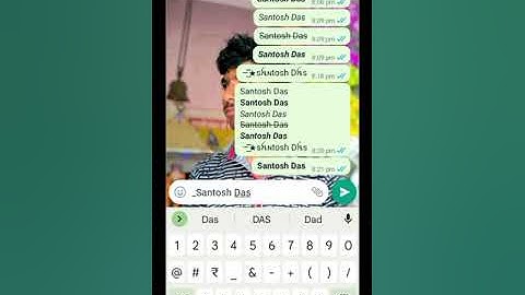 WhatsApp message font | WhatsApp message Hacks  #whatsapp #font #hack