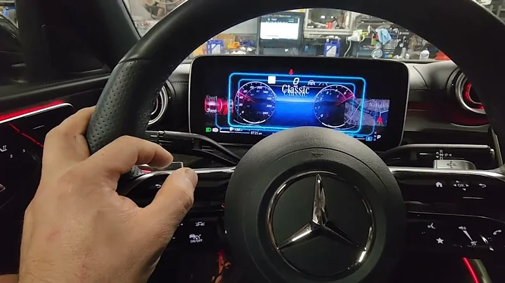 MERCEDES C300 W206 2022 23 HOW TO CHECK YOUR ENGINE OIL LEVEL VERY EASY DIY PROCEDURE INSTRUCTIONS