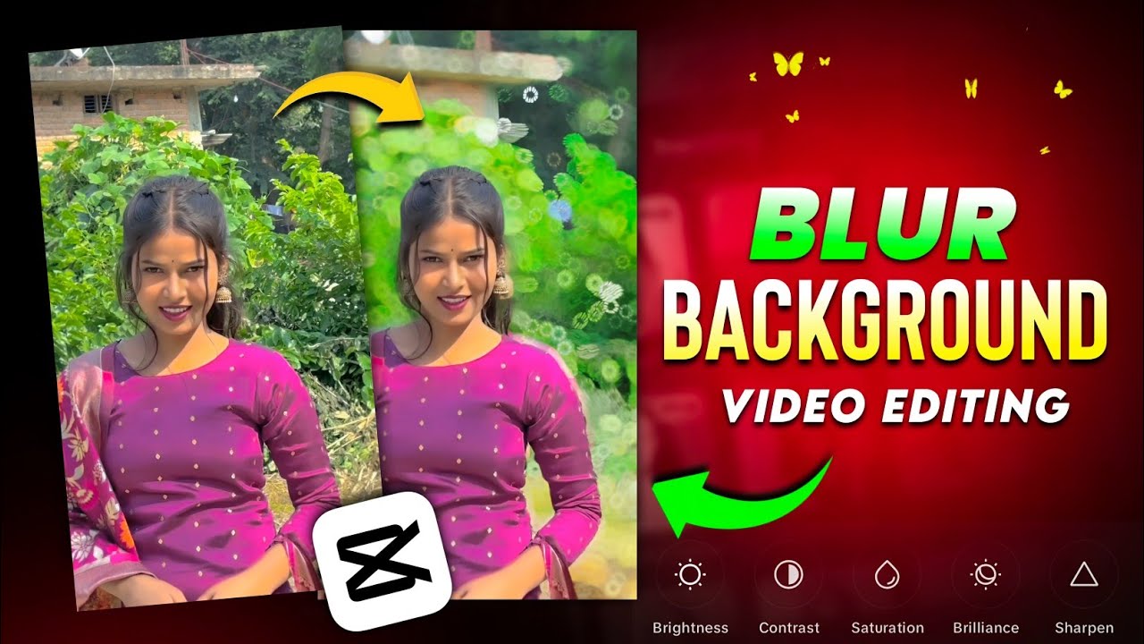 Capcut Se Video Ka Background Blur Kaise Kare | Background Blur Video Editing In Capcut