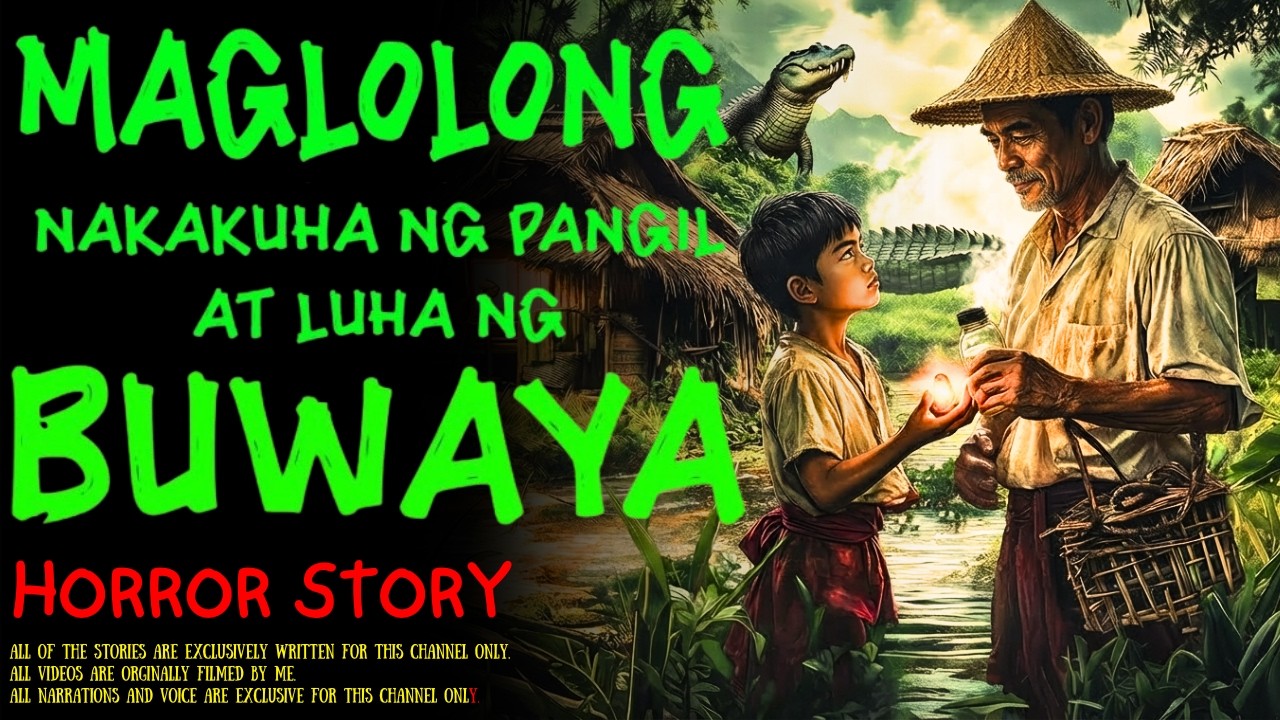 MAGLOLONG NAKAKUHA NG PANGIL AT LUHA NG BUWAYA | Kwentong Aswang | True Story