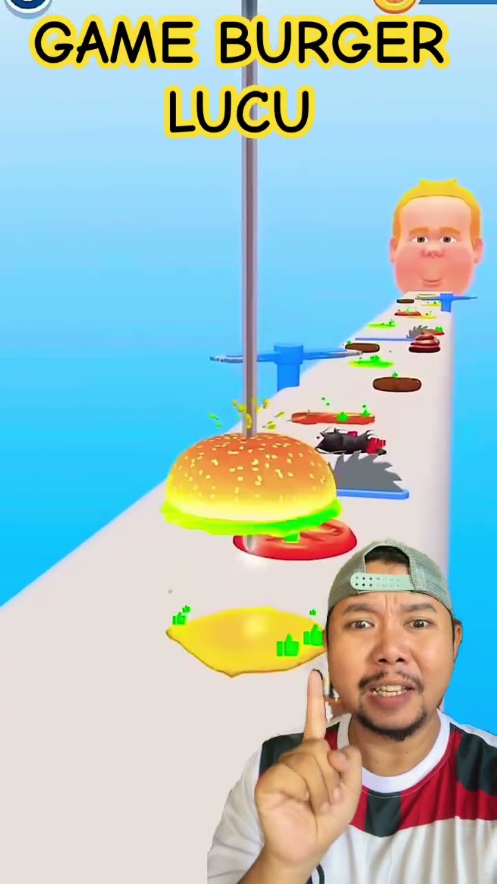 GAME BIKIN BURGER SERU!!!?? #funny #games #gameplay #gaming #comedy