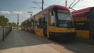 Poland, Warsaw, Tram 17 Ride From Woronicza To Kielecka
