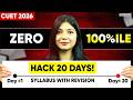 20 Days CUET Hack 🚀 | Complete Syllabus + Revision Strategy  | CUET 2026 Preparation 📑✅