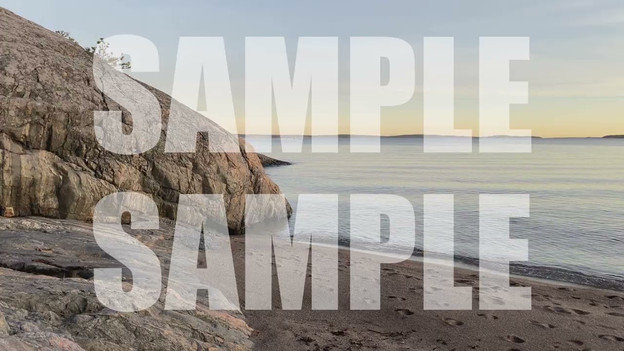 Video Backgrounds - Rocky Beach - Clip 01 - DAZ Studio Preview