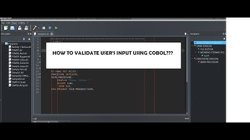 COBOL - How to validate user