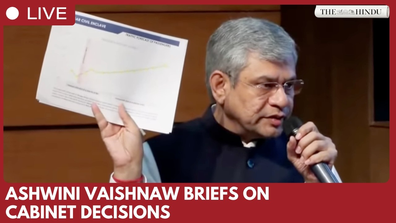 Ashwini Vaishnaw briefs media in New Delhi on Union Cabinet decisions