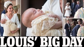 Prince Louis christening is attended by William, Kate, George and Charlotte