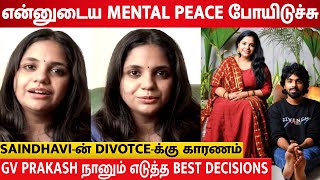 எனக்கு மன நிம்மதி வேணும் 😱 Gv Prakash கிட்ட Divorce வாங்குறதுக்கு காரணமே இதுதான் - Saindhavi Prakash