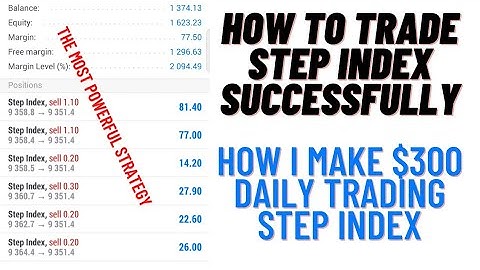 How to make $300 daily trading step index, step index killer strategy #How to trade #Stepindex