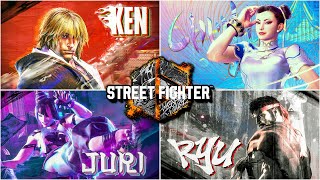 Street Fighter 6 All Masters Intros & Teaching Cutscenes  World Tour Story Mode