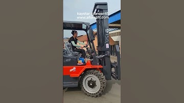 kaystar 4.5t 4wd forklift,4 wheel steering,maximum 6 meters raise hight