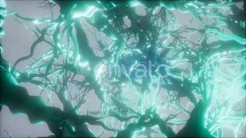 Journey Through a Neuron Cell Network Inside the Brain | Motion Graphics - Envato elements