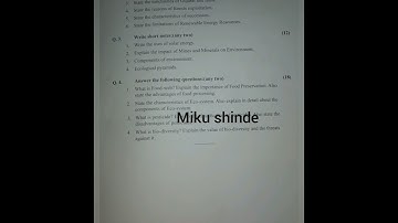 FY B.COM SEM 2 IN VNSGU  ENVIRONMENTAL STUDIES