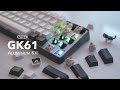 Geek GK61 Aluminum Kit Unboxing & Typing Sounds (Holy Panda Switches, GMK Oblivion Keycap Set)