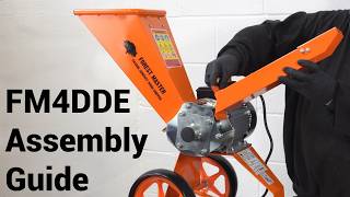 How to Assemble the FM4DDE Compact Electric Wood Chipper 4HP (ADJ Version)