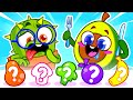 🔵🔴🟢🟡Colorful Rainbow Food Song🍒🍕 Learn Colors🤩 + More Kids Songs &amp; Nursery Rhymes by VocaVoca🥑