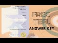 120HOUR TEFL CERTIFICATE | ANSWER KEY