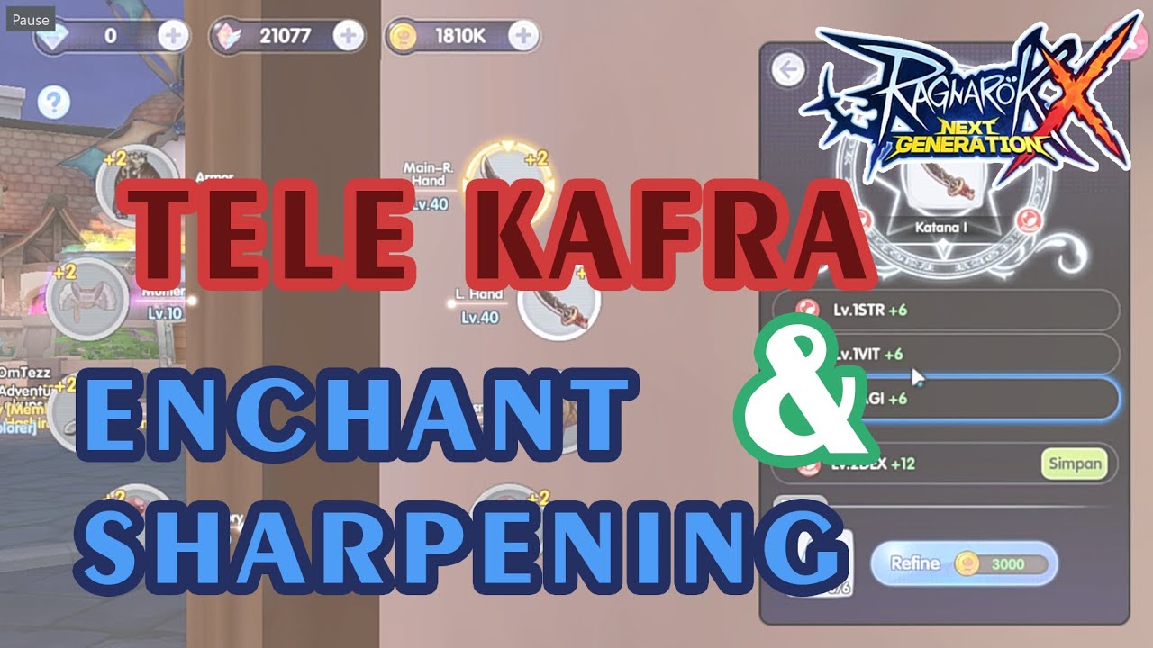 TIPS MEMBUKA GIFT KAFRA / TELEPORT & ENCHANT SHARPENING