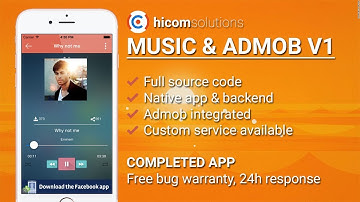 Music with Admob iOS App Template, Script, Source Code for Sale