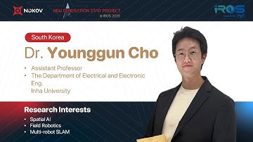 Prof. Younggun Cho | INHA | Spatial AI, Field Robotics, Multi-robot SLAM