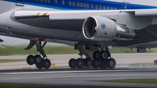 YVR's RAREST Visitor: One of TWO REMAINING Boeing 747SPs | CINEMA QUALITY Plane Spotting