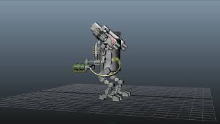 Barrbot mecha maya motion cycles