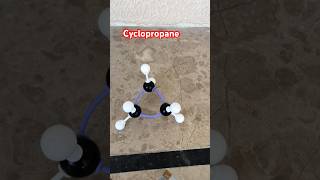 Structural model of cyclopropane #model #science #cyclopropane #short #trendingshorts #modelshort
