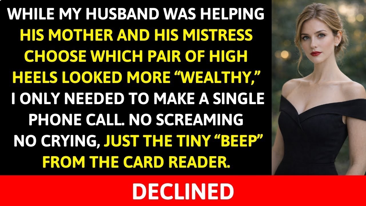 While My Husband Shopped for His Mistress With My Card, I Made One Call     Shut It All Down