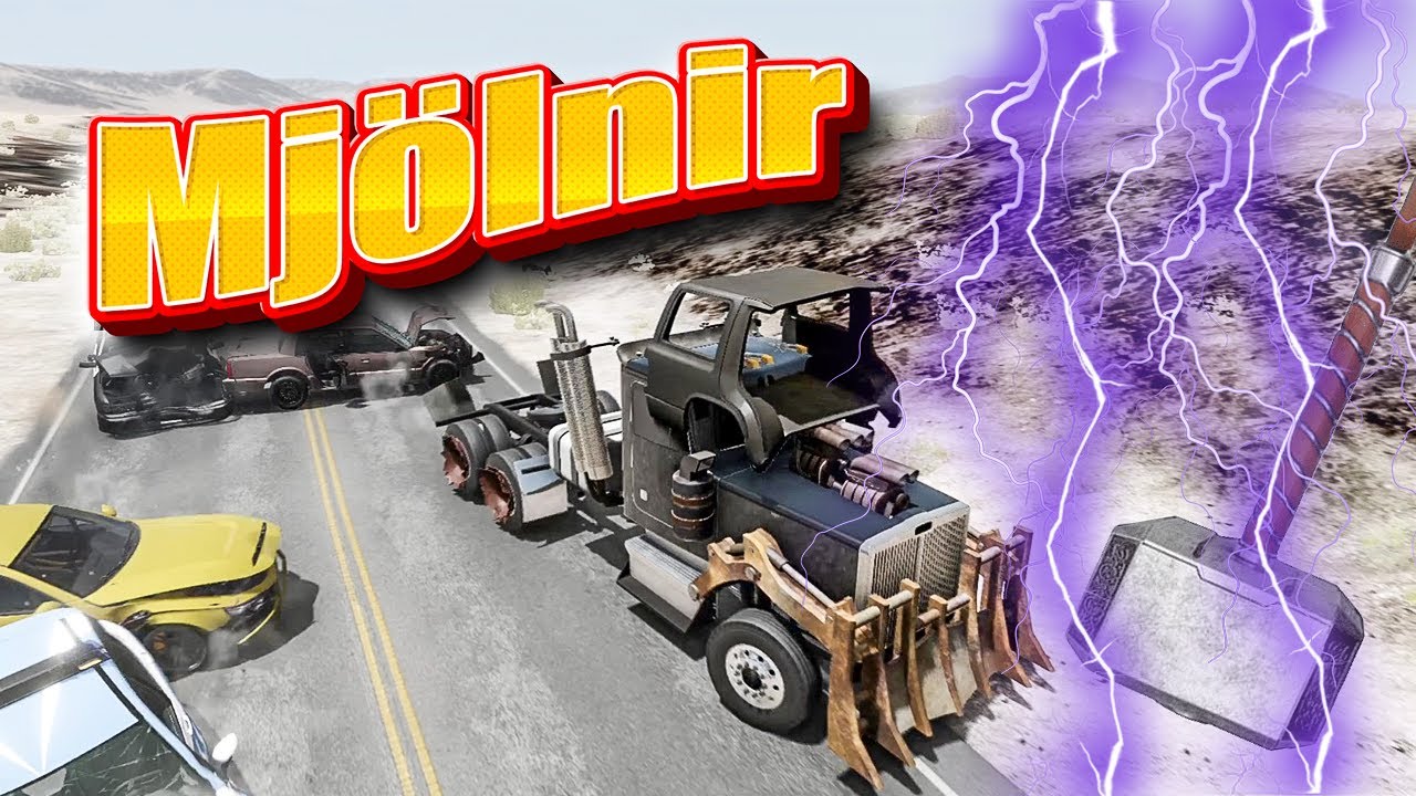 ANGRY ROAD | Unstoppable Speed Truck BeamNG Drive | Car Crashes - YouTube
