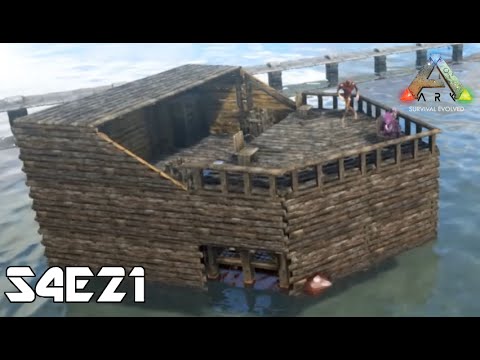 Ark Survival Evolved S4e21 船とギカノト オープンワールドで恐竜サバイバル Steam Youtube