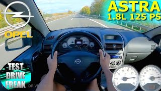 2004 Opel Astra Coupe 1.8 16V Bertone 125 PS TOP SPEED AUTOBAHN DRIVE POV