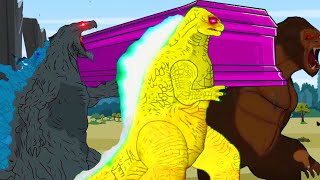 Godzilla Evolution Atomic Breath vs Mechagodzilla \& Kong | Coffin Dance Song (Cover)
