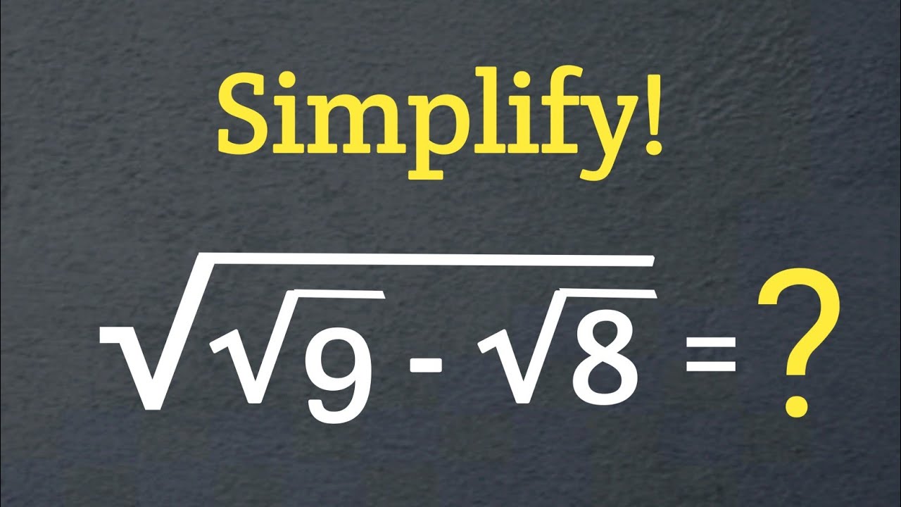 Math Olympiad | Hardest Math Problem in the World | Algebra Problem