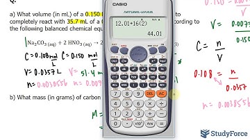 ⚗️ Solving Solution Stoichiometry Problems (Question 2)