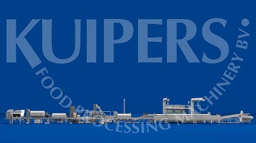 3D Animation Potato Chips Processing Plant PC500(E)