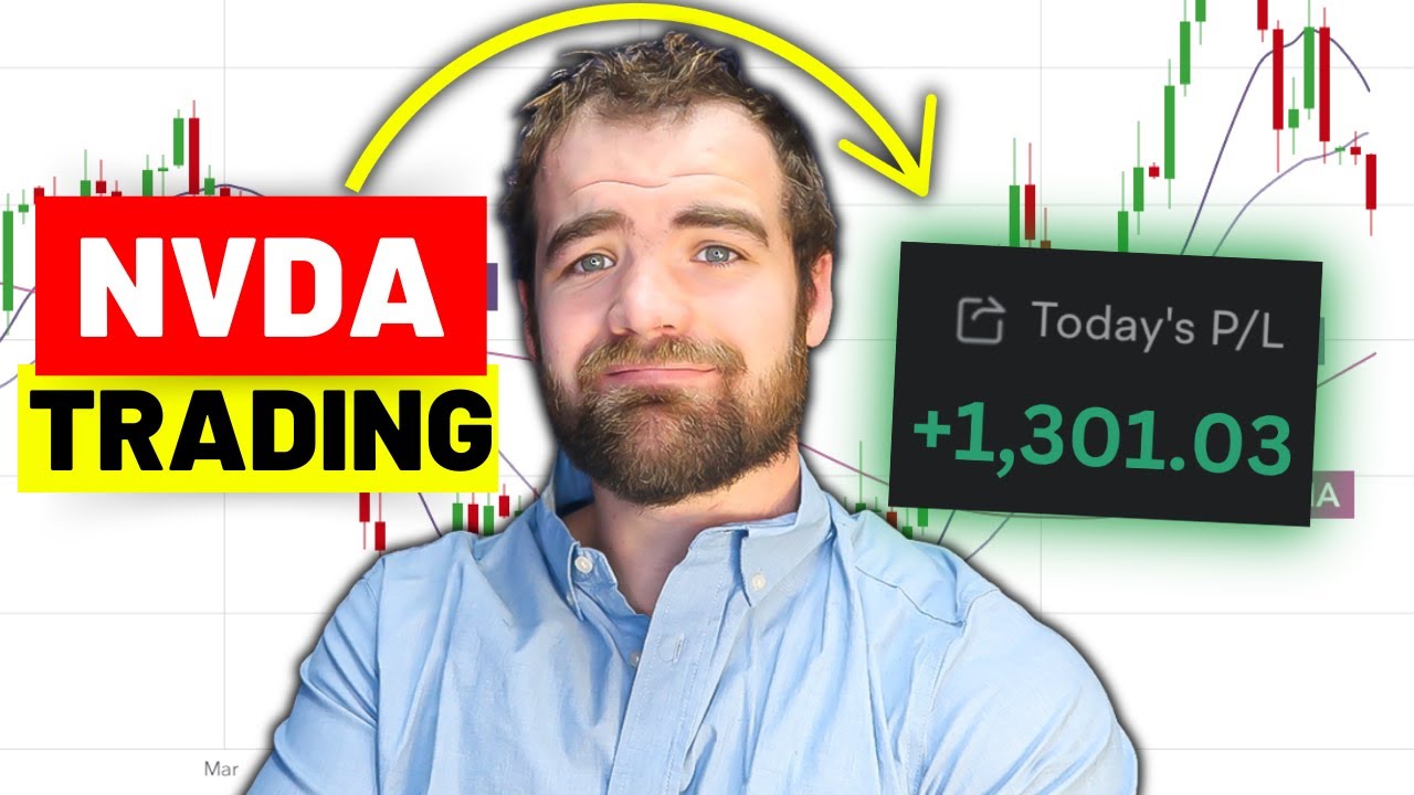 Simple Part-Time DAY TRADING STRATEGY (+$1,302 NVIDIA Stock Trading)