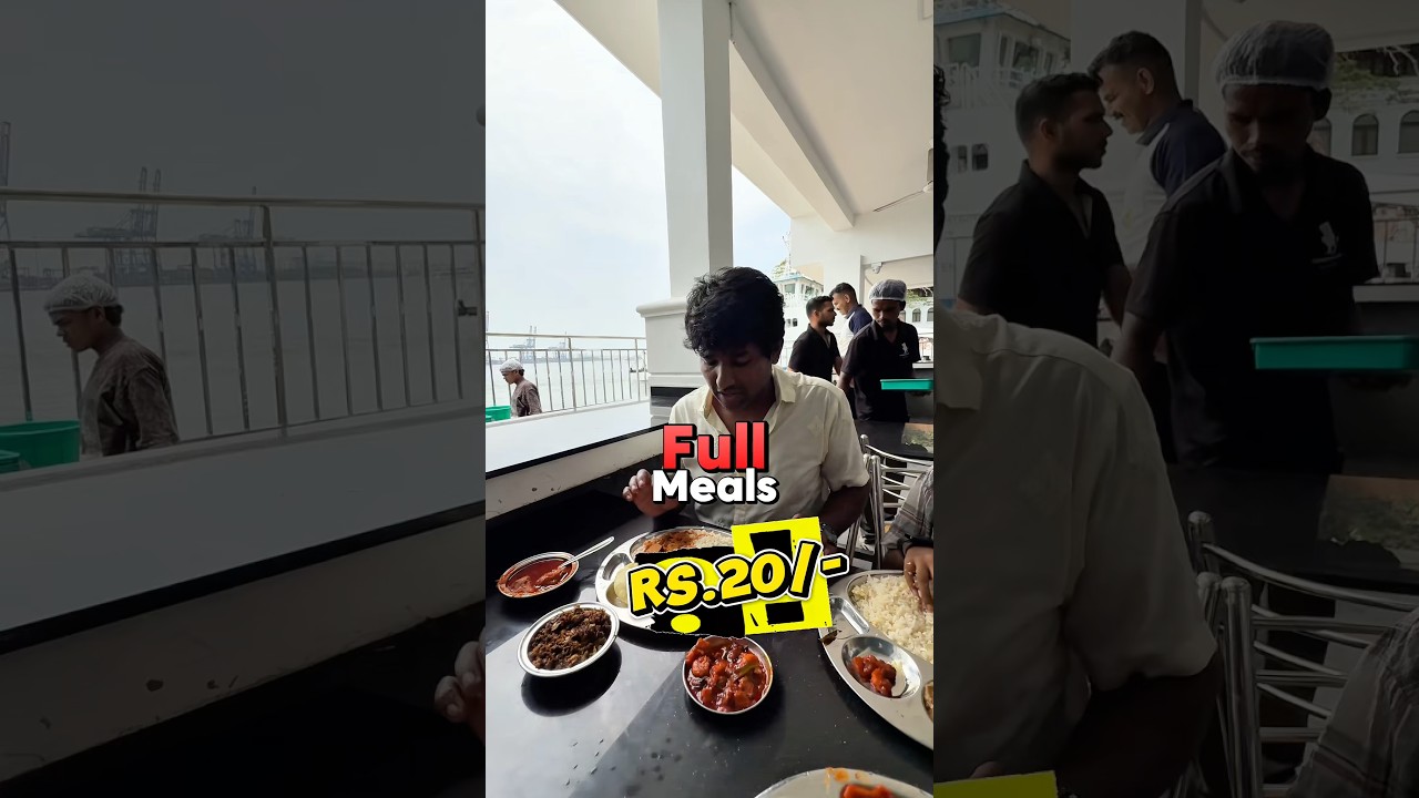 Ship harbour view restaurant 🤤 #travelblog #travel #trending #beach #seafood