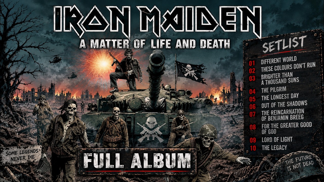 IRON MAIDEN – A MATTER OF LIFE AND DEATH | FULL ALBUM - YouTube